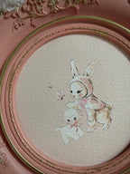 Bunny and Lamb | Framed