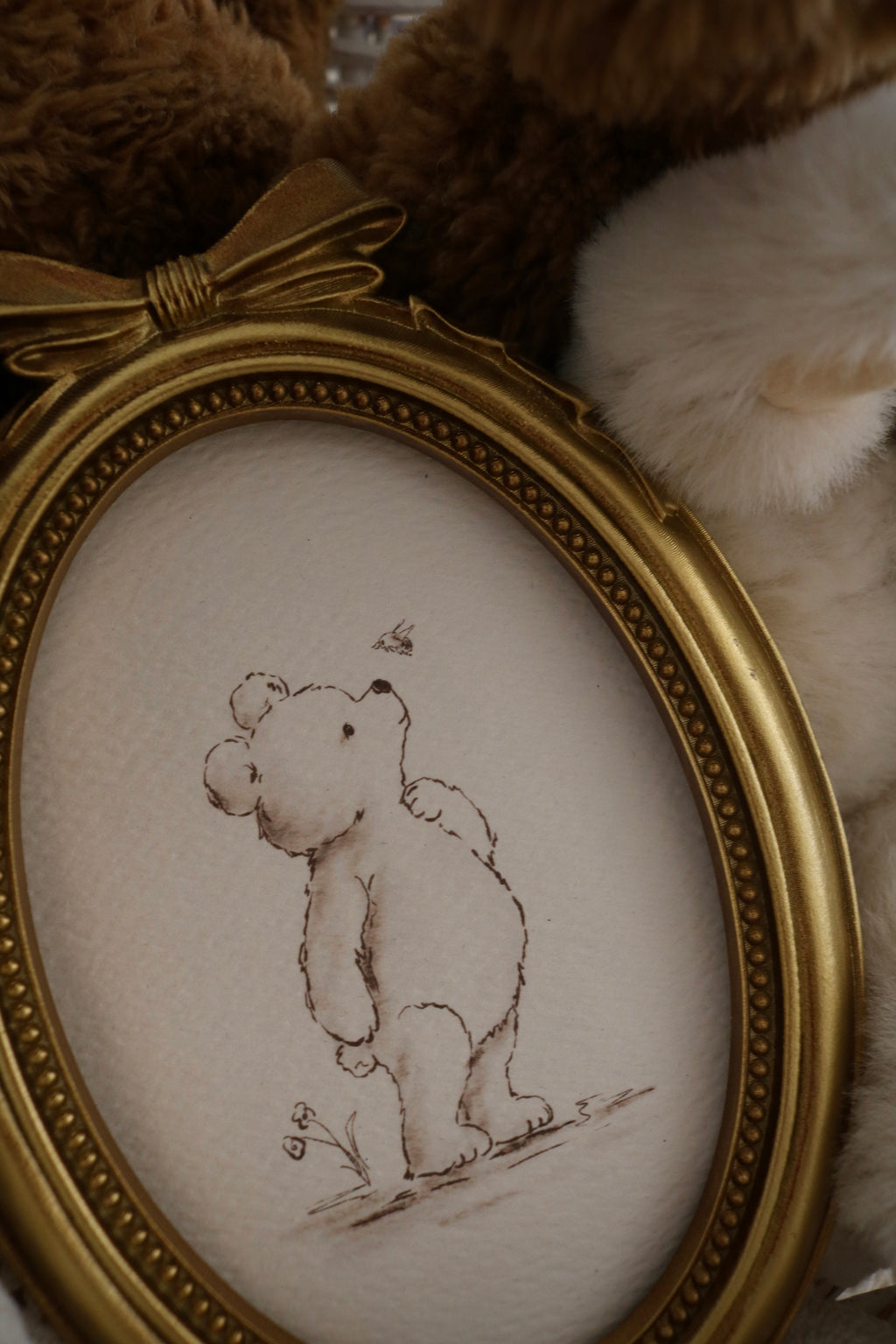 Teddy and the Bee | Framed