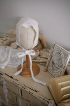 Embroidered Cotton Bonnet