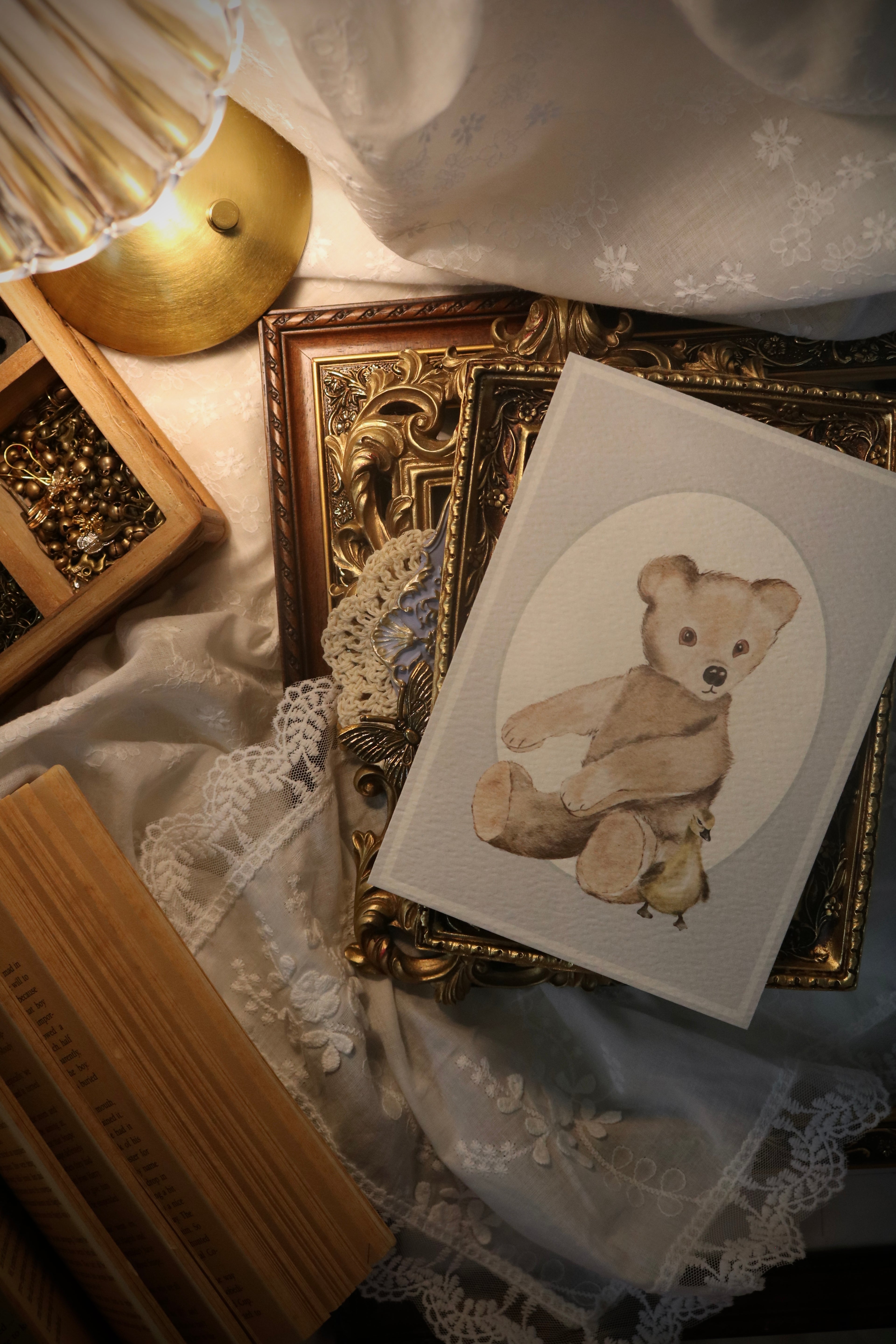 Teddy and Duck | Art Print or Greeting Card
