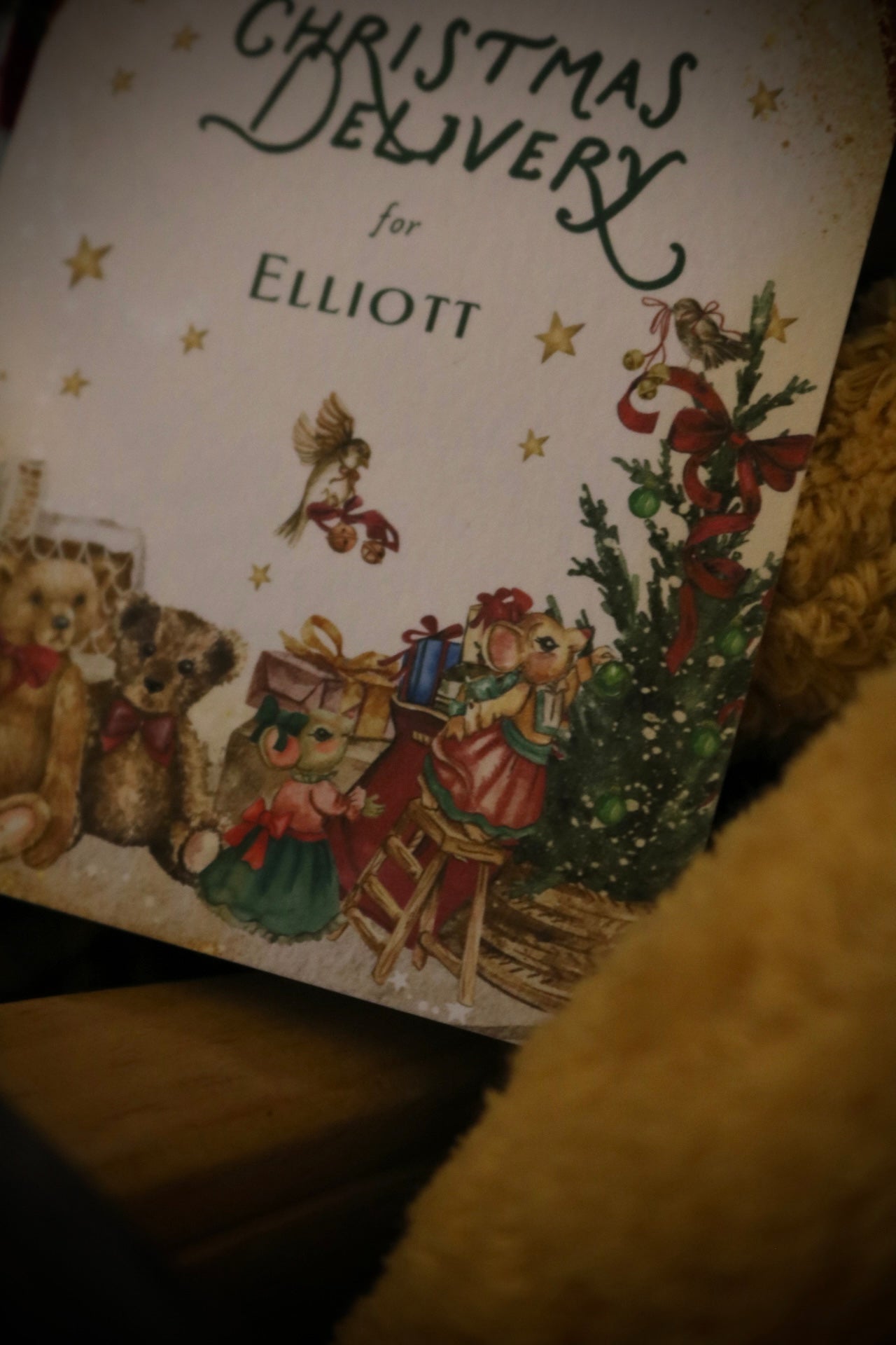 Illustrated Special Gift Tag from Santa