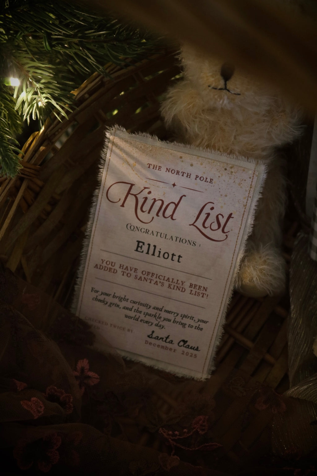 Kind List Certificate