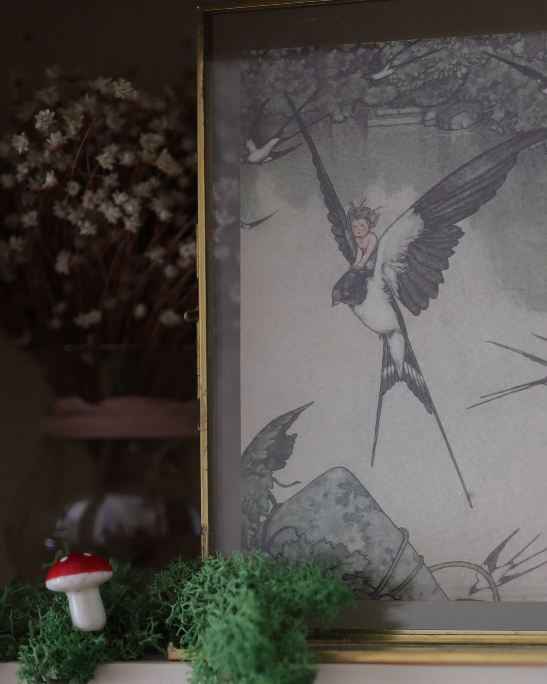 Tommelise and the Bird | W. Heath Robinson c.1913 | The Everkeep Archive