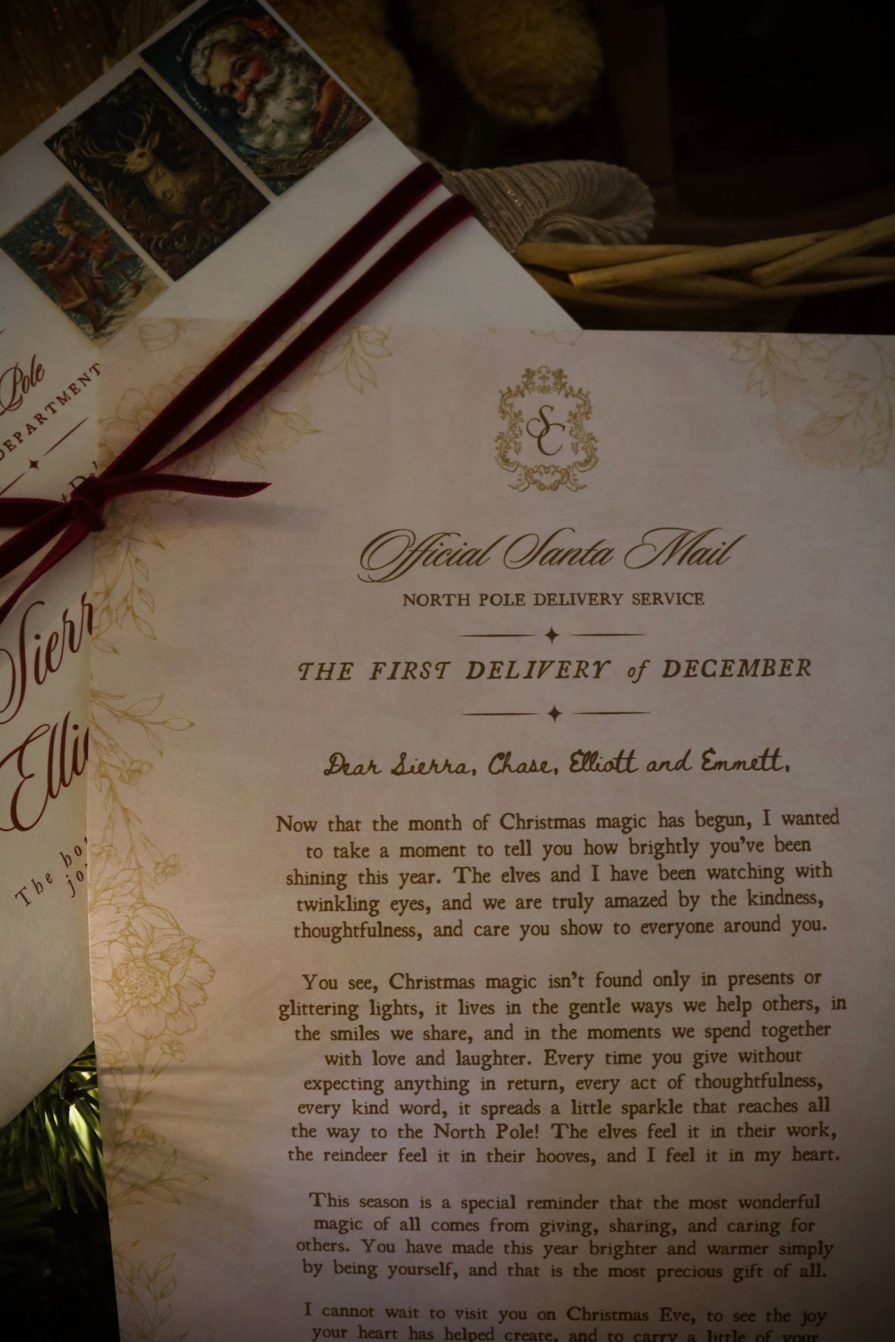 The First Delivery of December | Letter from Santa