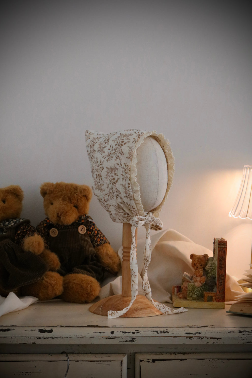 Petite Floral Pixie Bonnet