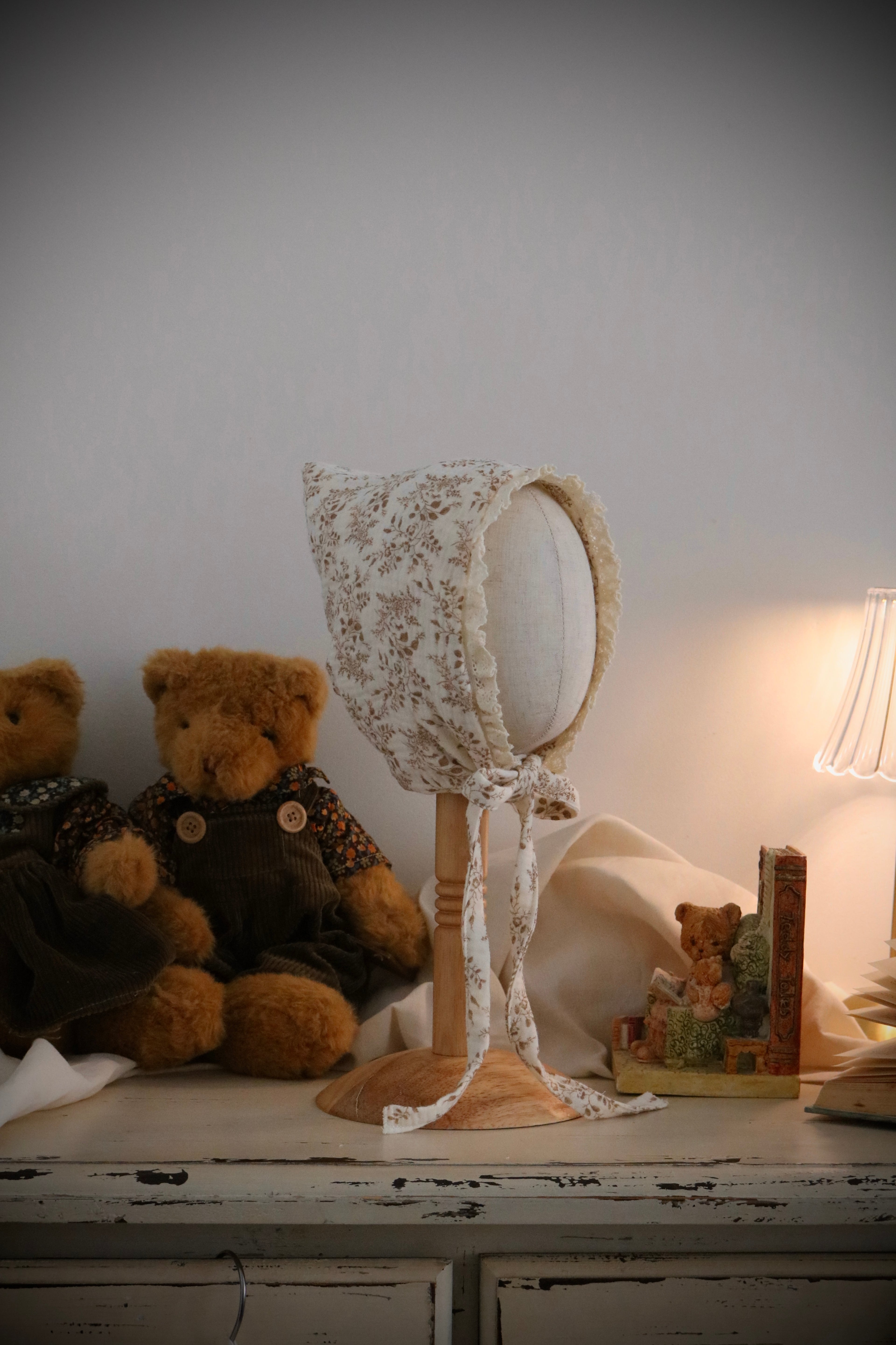 Petite Floral Pixie Bonnet
