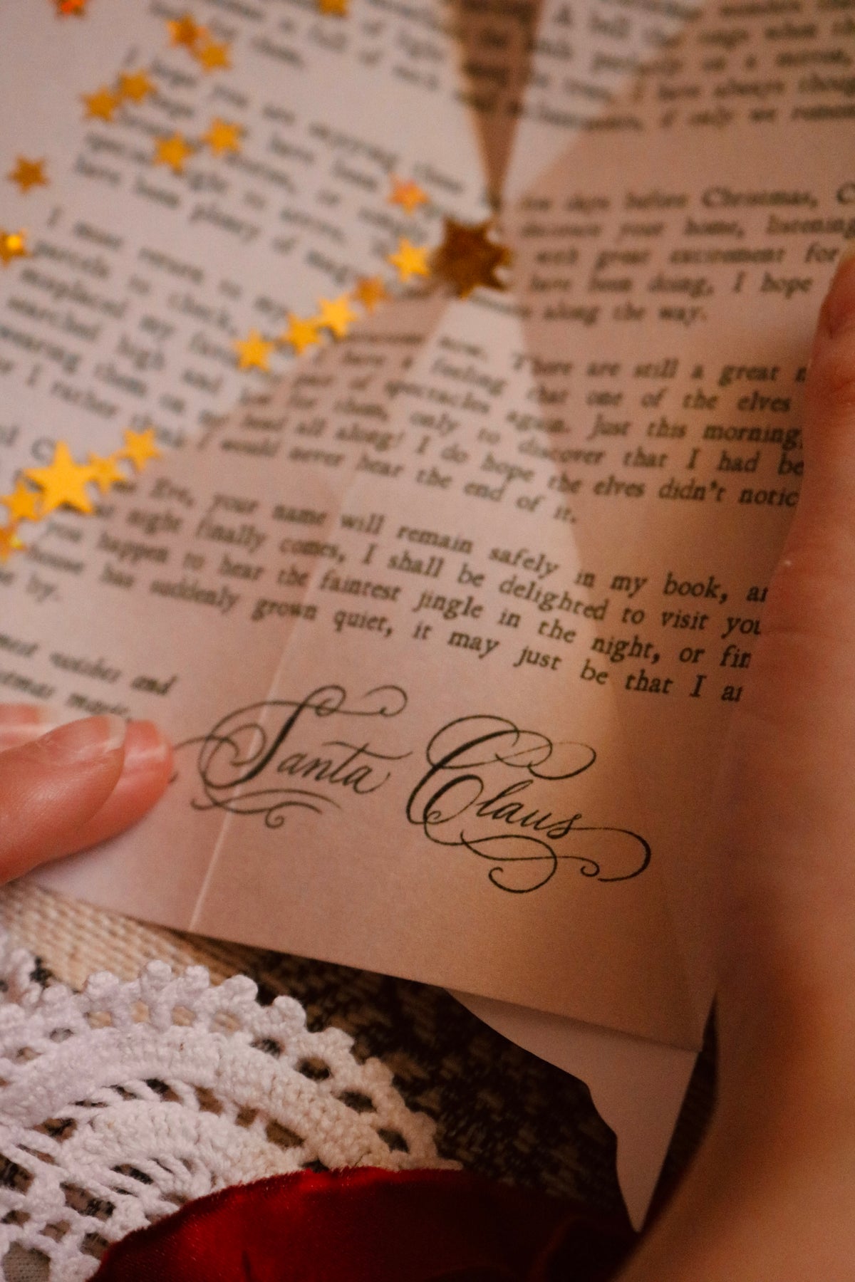 Keepsake Locket Style Letter from Santa