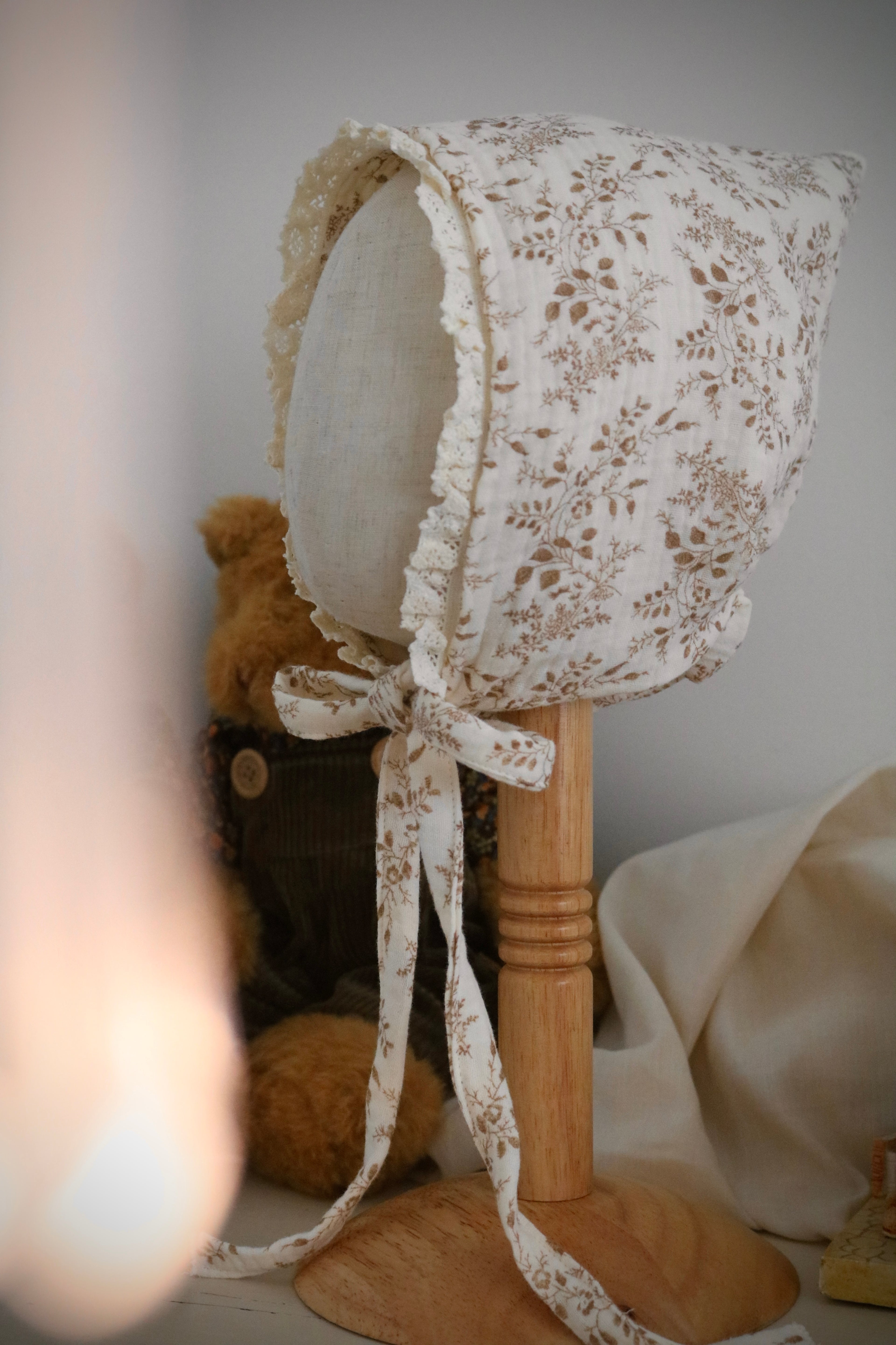 Petite Floral Pixie Bonnet