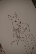 Ottilie Fawn Sketch | Art Print