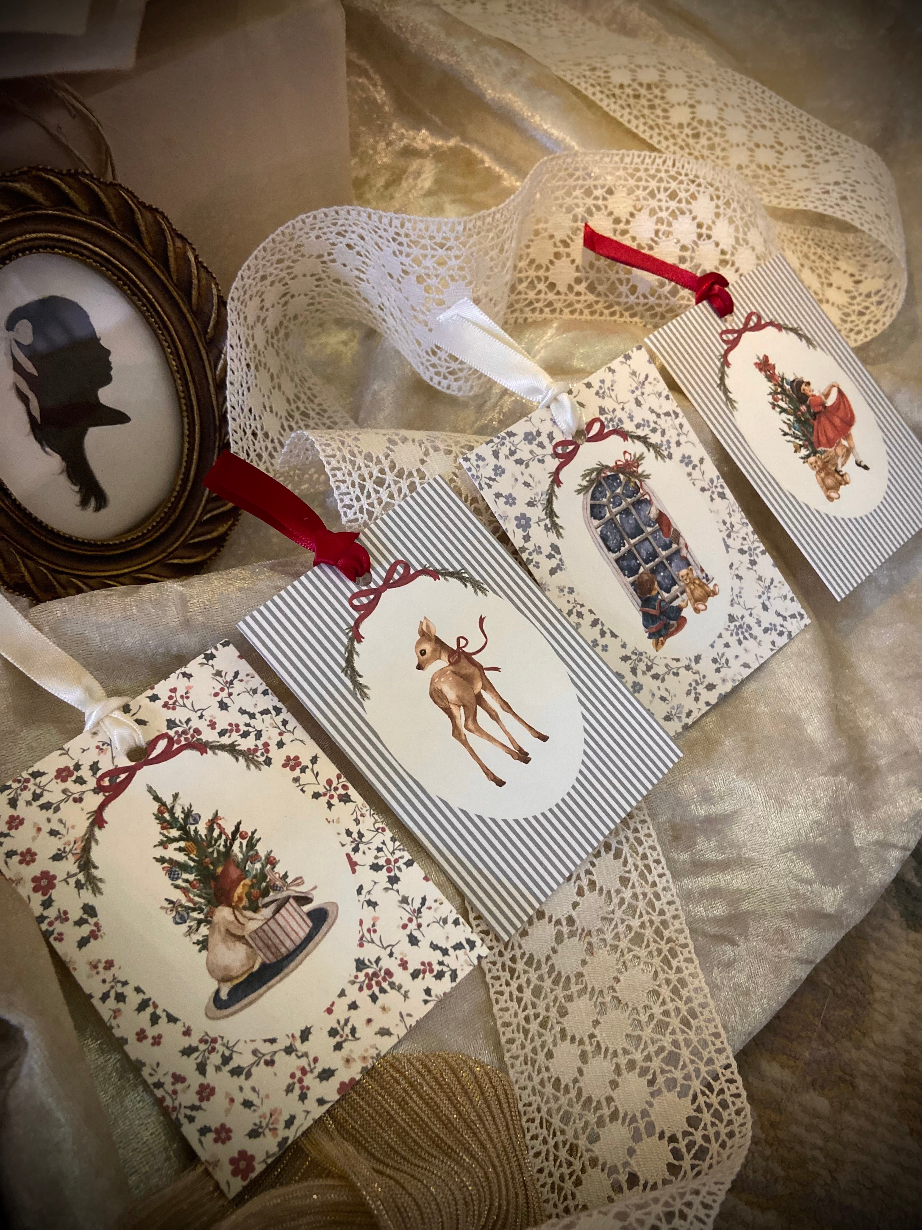 Set of 12 Christmas Gift Tags