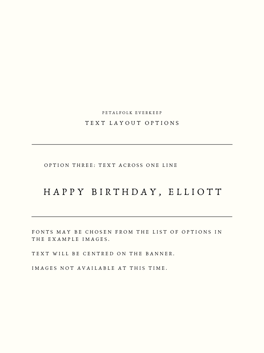 Large Birthday Banner with Custom Text
