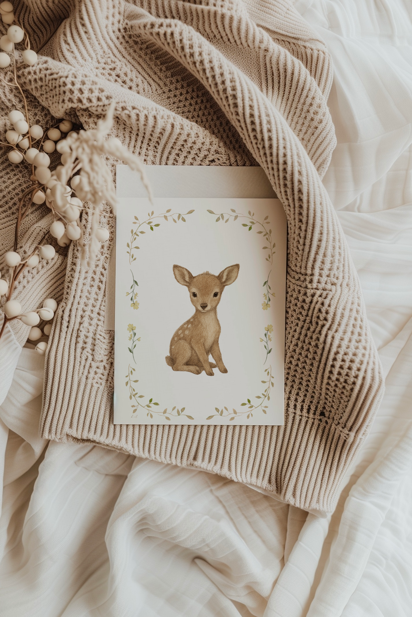 Sweet Fawn | Artisan Card
