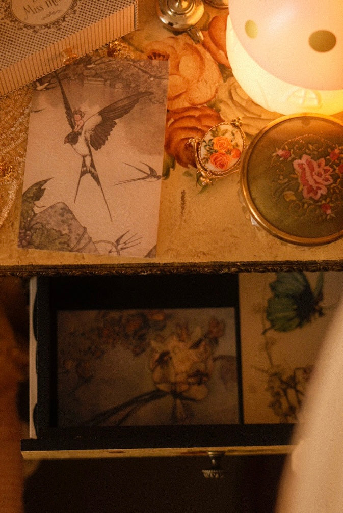 The Faerie’s Petal Slumber | W. Goble c.1910 | The Everkeep Archive