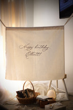Large Birthday Banner | 100cm x 100cm | Multiple Design + Fabric Options
