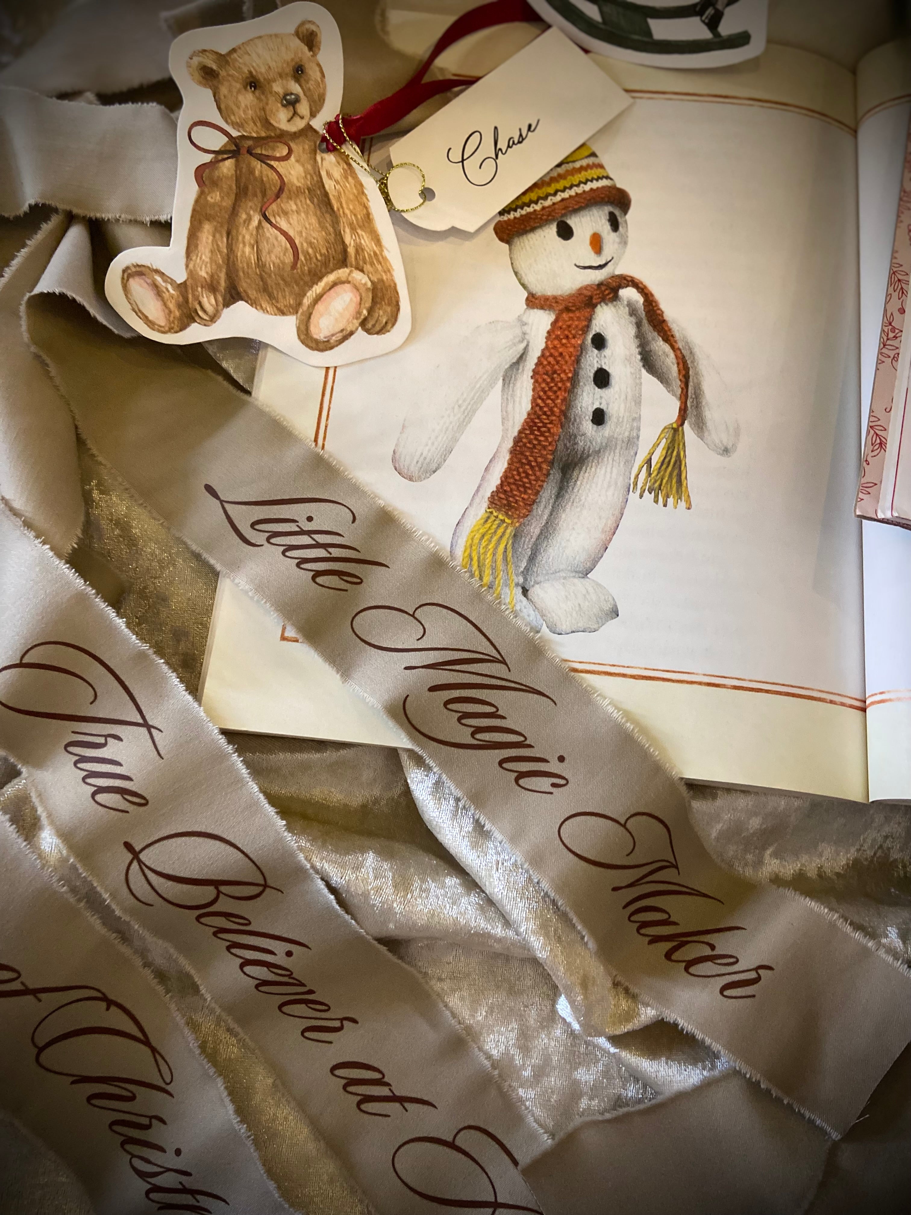 Sateen Keepsake Christmas Ribbon