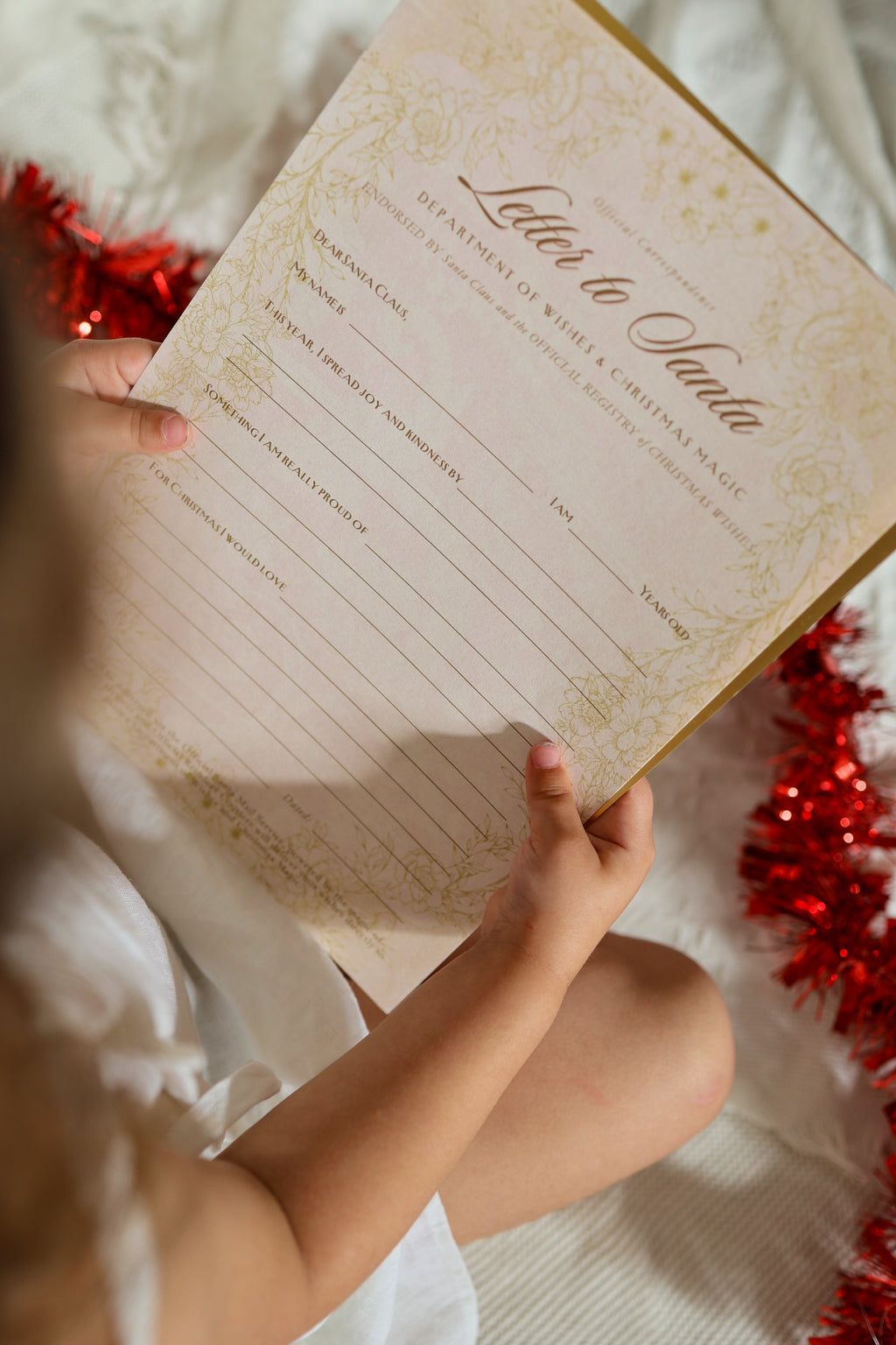 Write a Letter to Santa | Includes Envelope + Vintage Stamps