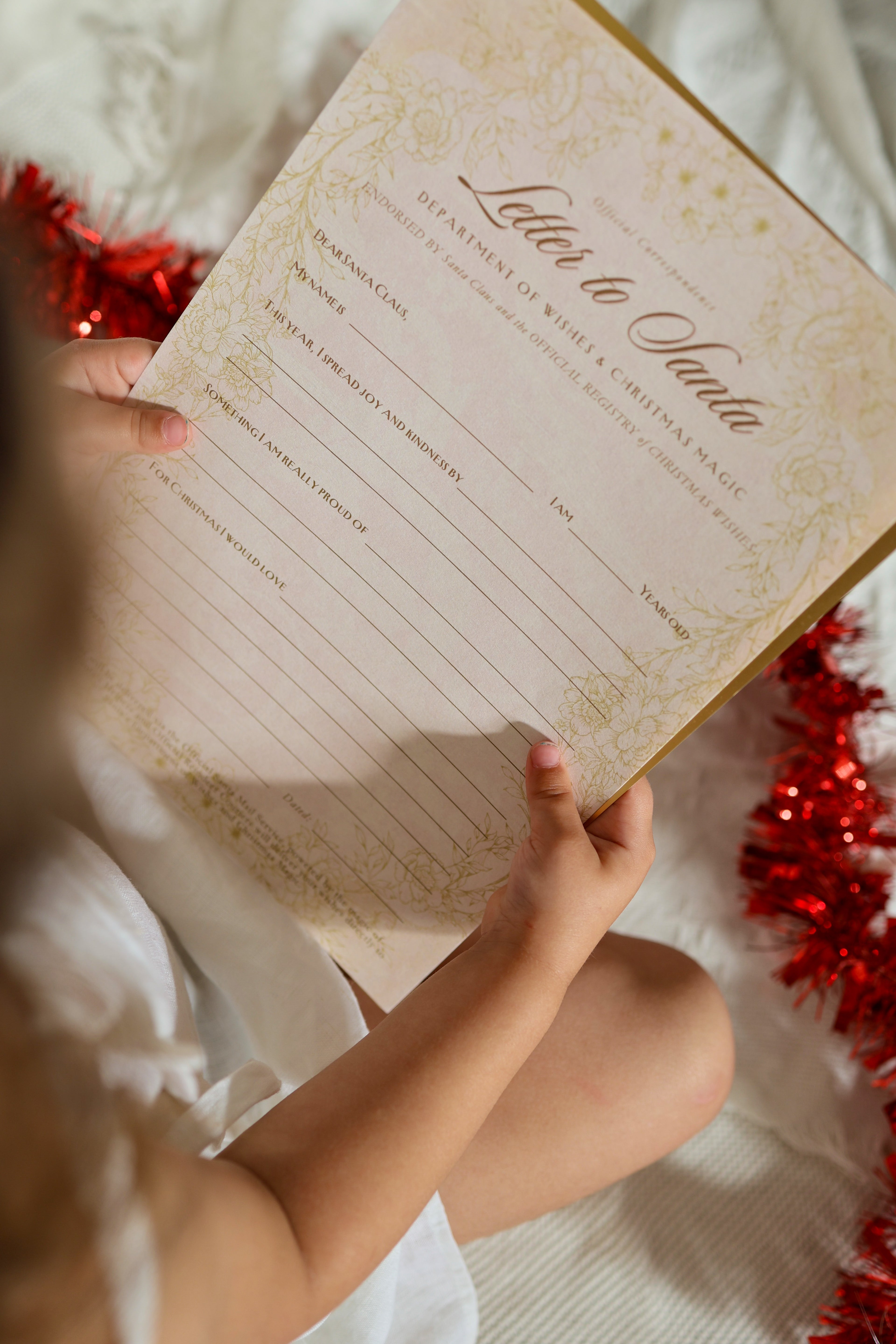 Write a Letter to Santa | Includes Envelope + Vintage Stamps