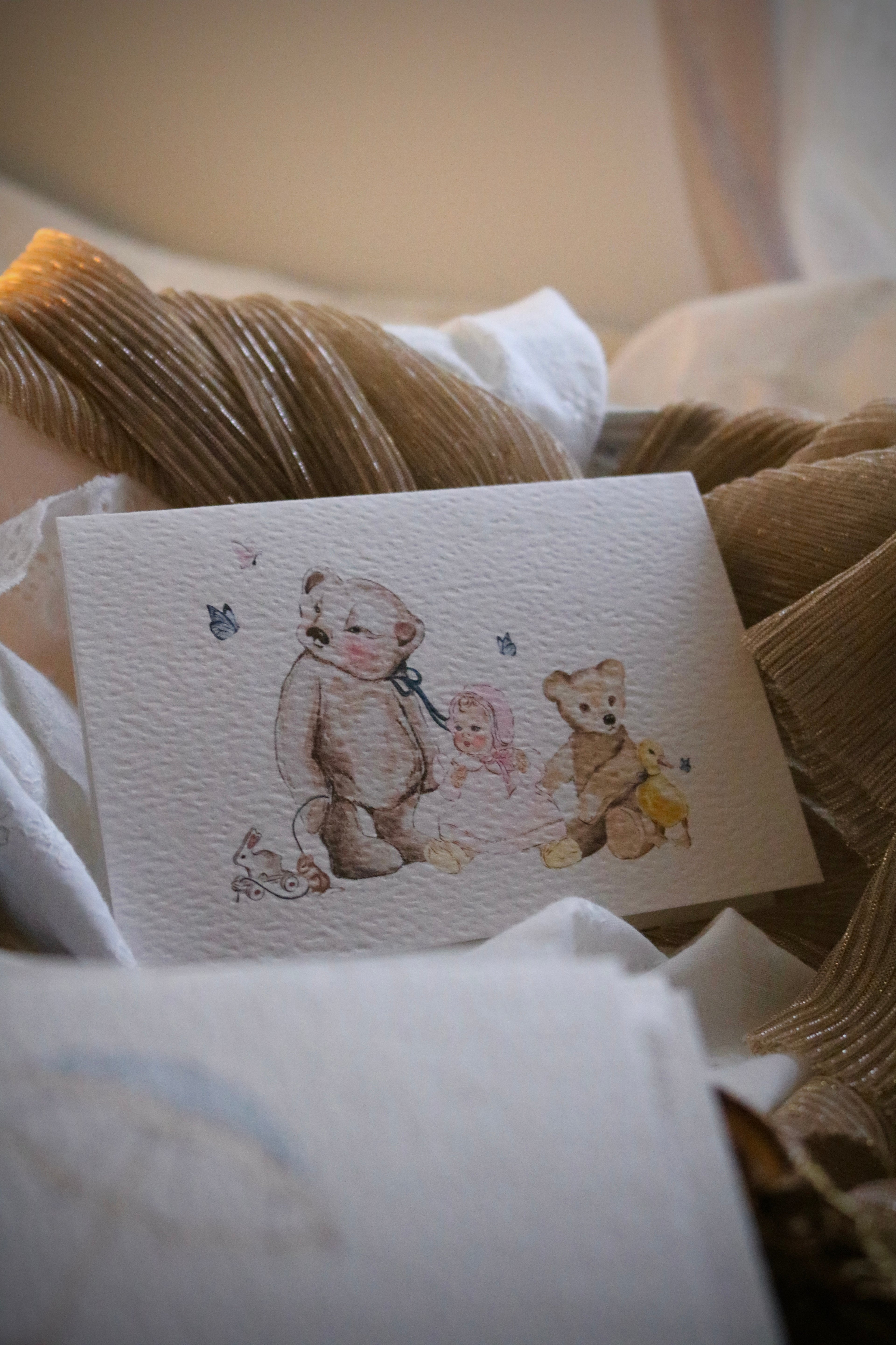 Nursery Toys | Illustrated Keepsake Card