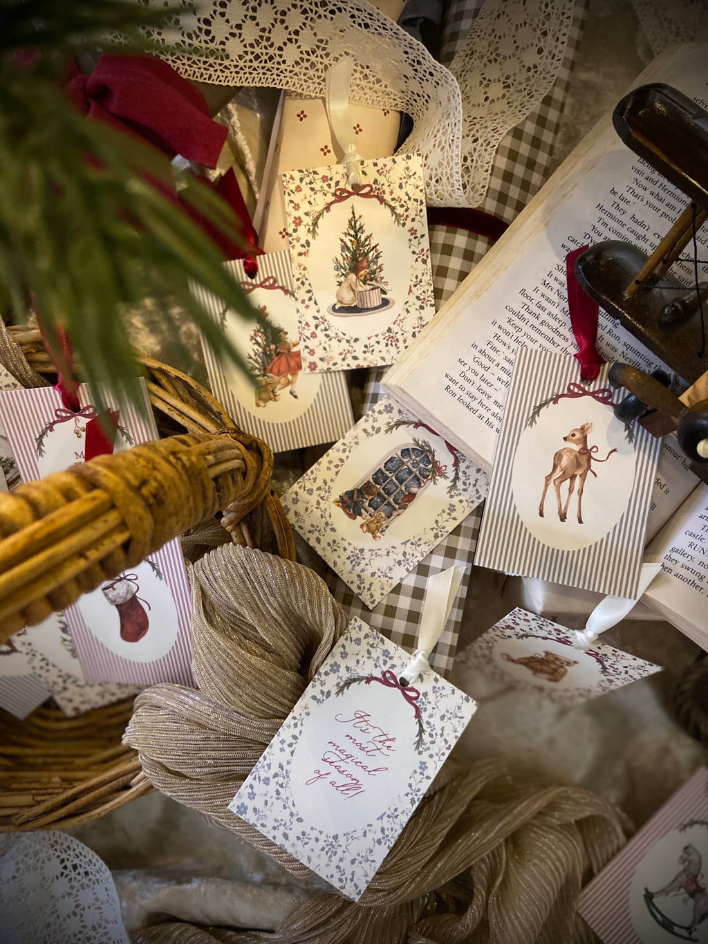 Set of 12 Christmas Gift Tags