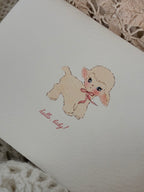 Lamb | Hello, Baby | Illustrated Keepsake Card