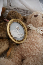 Mama Swan and Her Cygnets | Framed