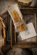 My Birthday Wish Set | 3 x Beeswax Candles + Wish Cards