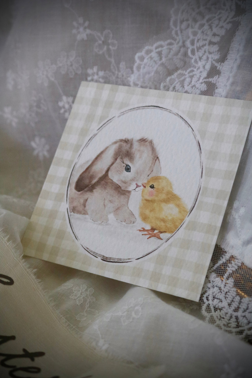 Bunny and Chick | Art Print or Greeting Card