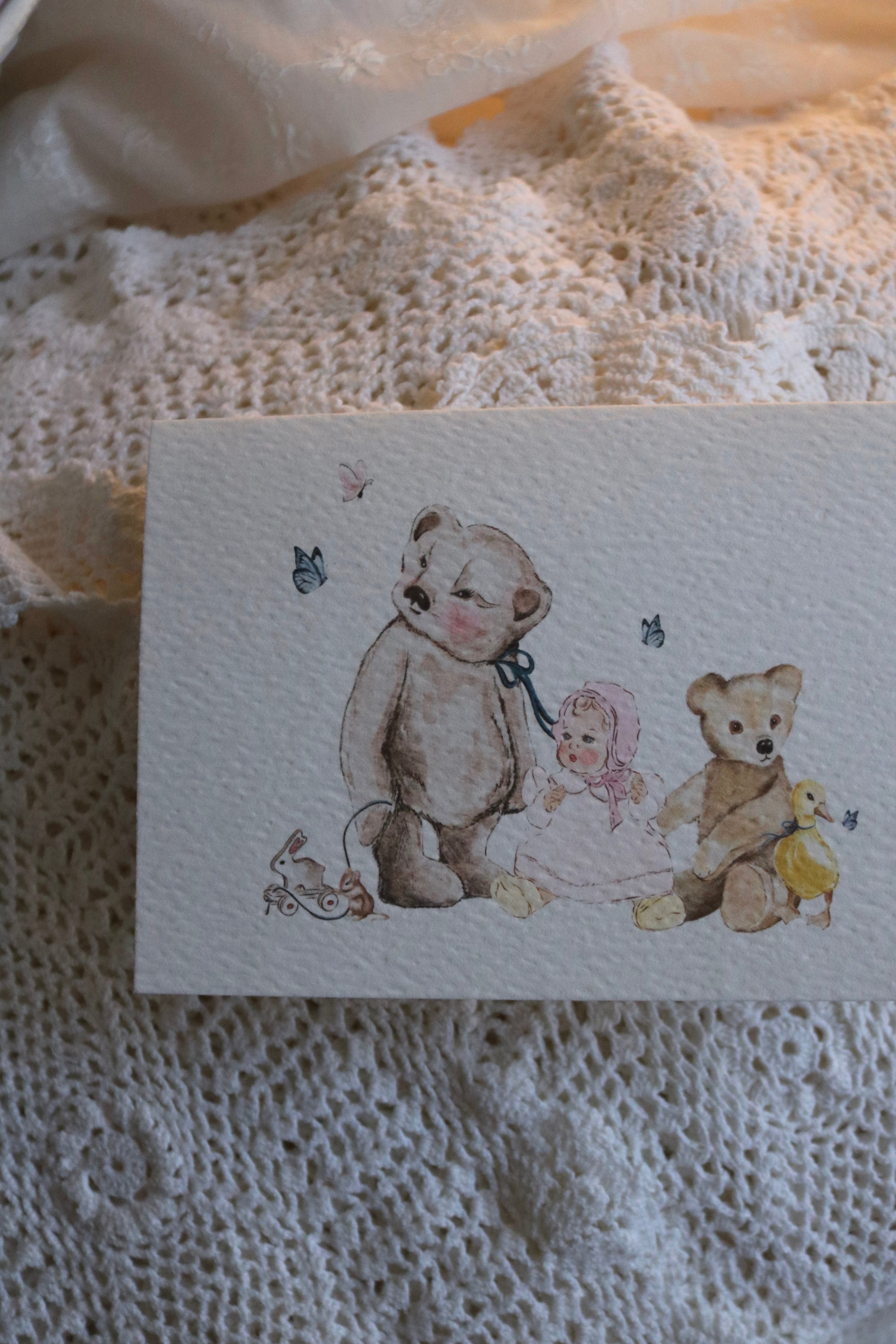 Nursery Toys | Illustrated Keepsake Card