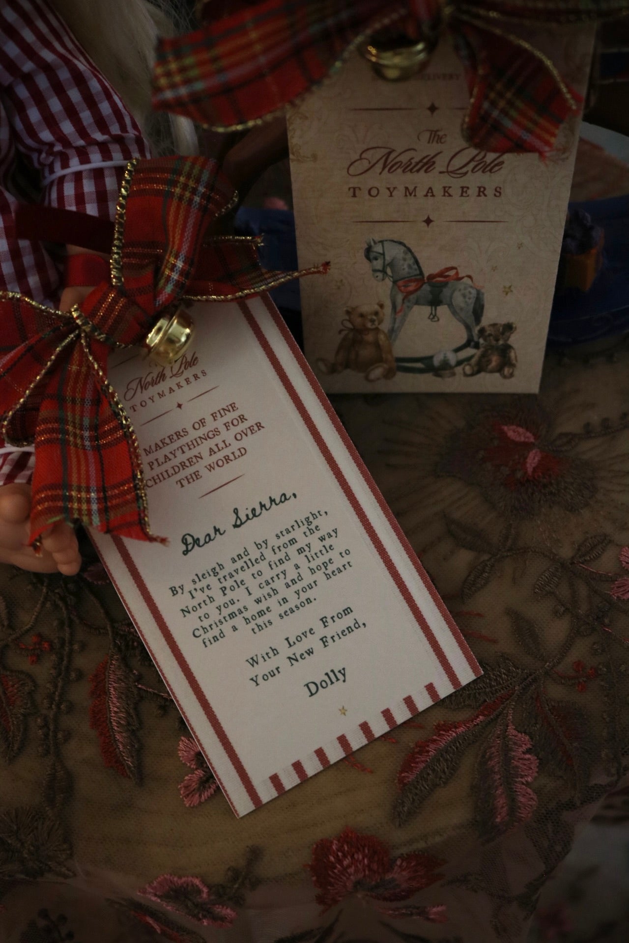 Toy Tag from the North Pole Toy Makers