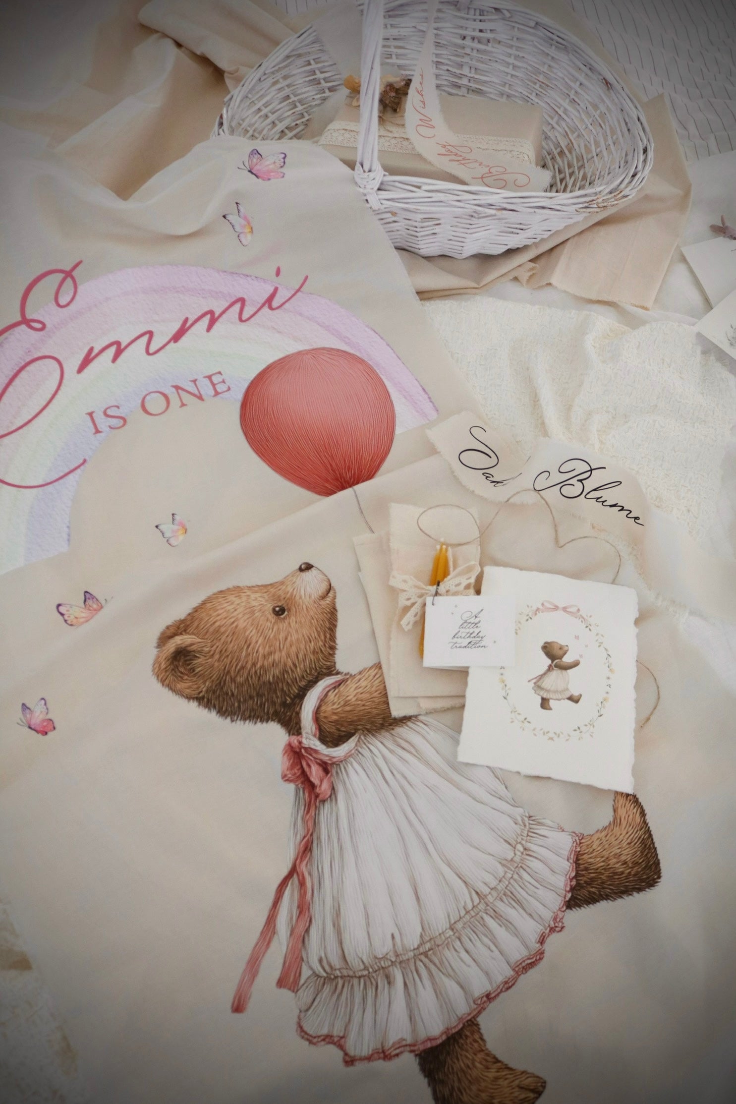 Tall Birthday Banner | Multiple Design + Fabric Options