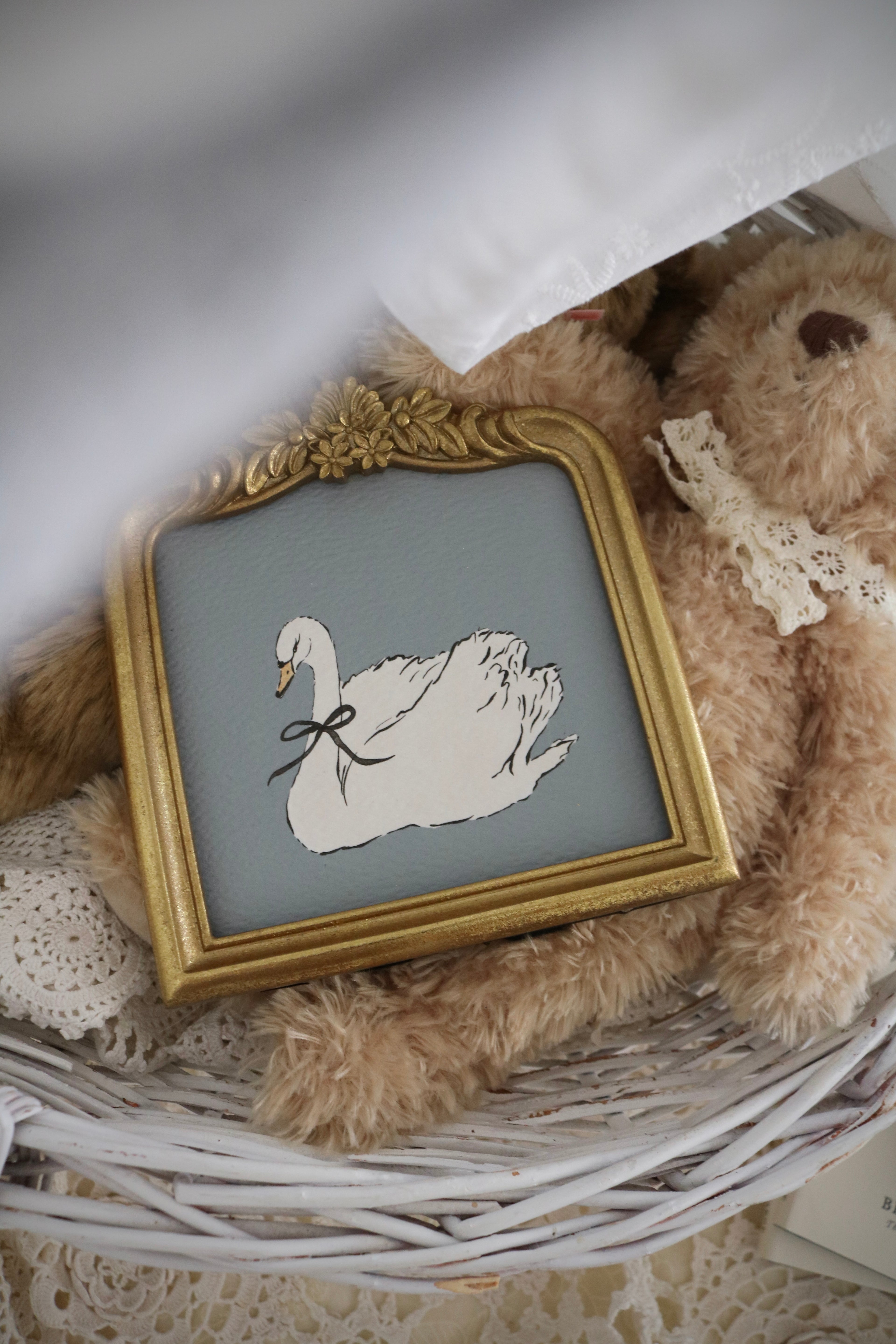 Blue Swan | Framed