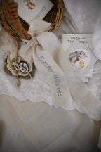 Frayed Linen Easter Ribbon