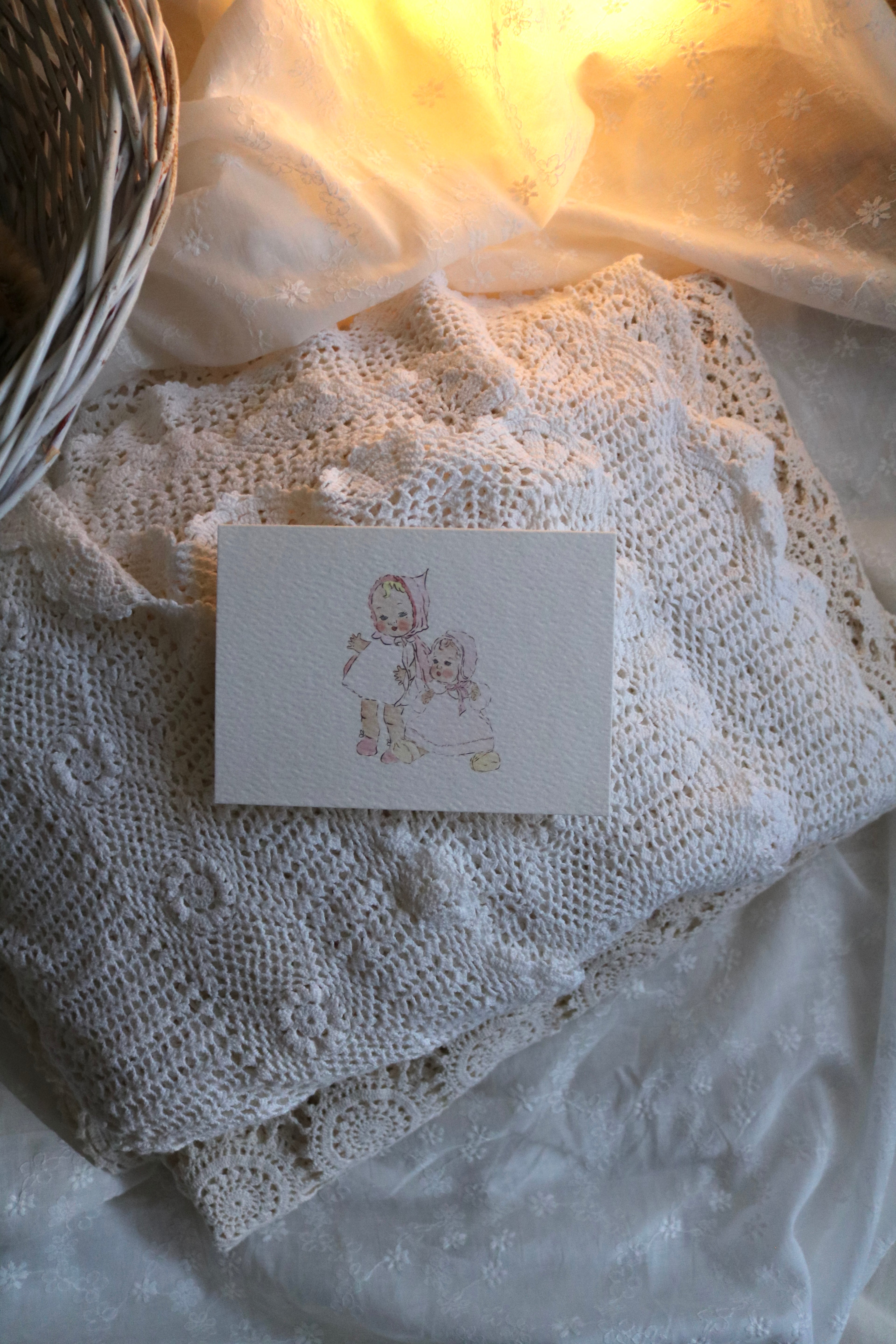 Dollies’ Day Out | Illustrated Keepsake Card