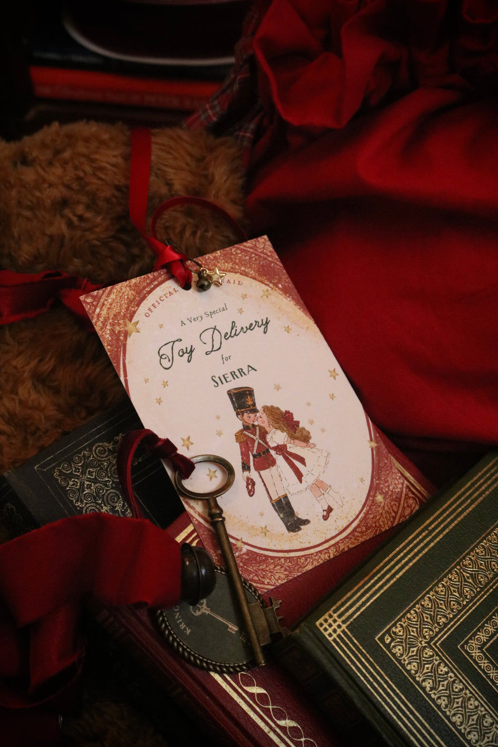 Personalised Toy Gift Tag from Santa