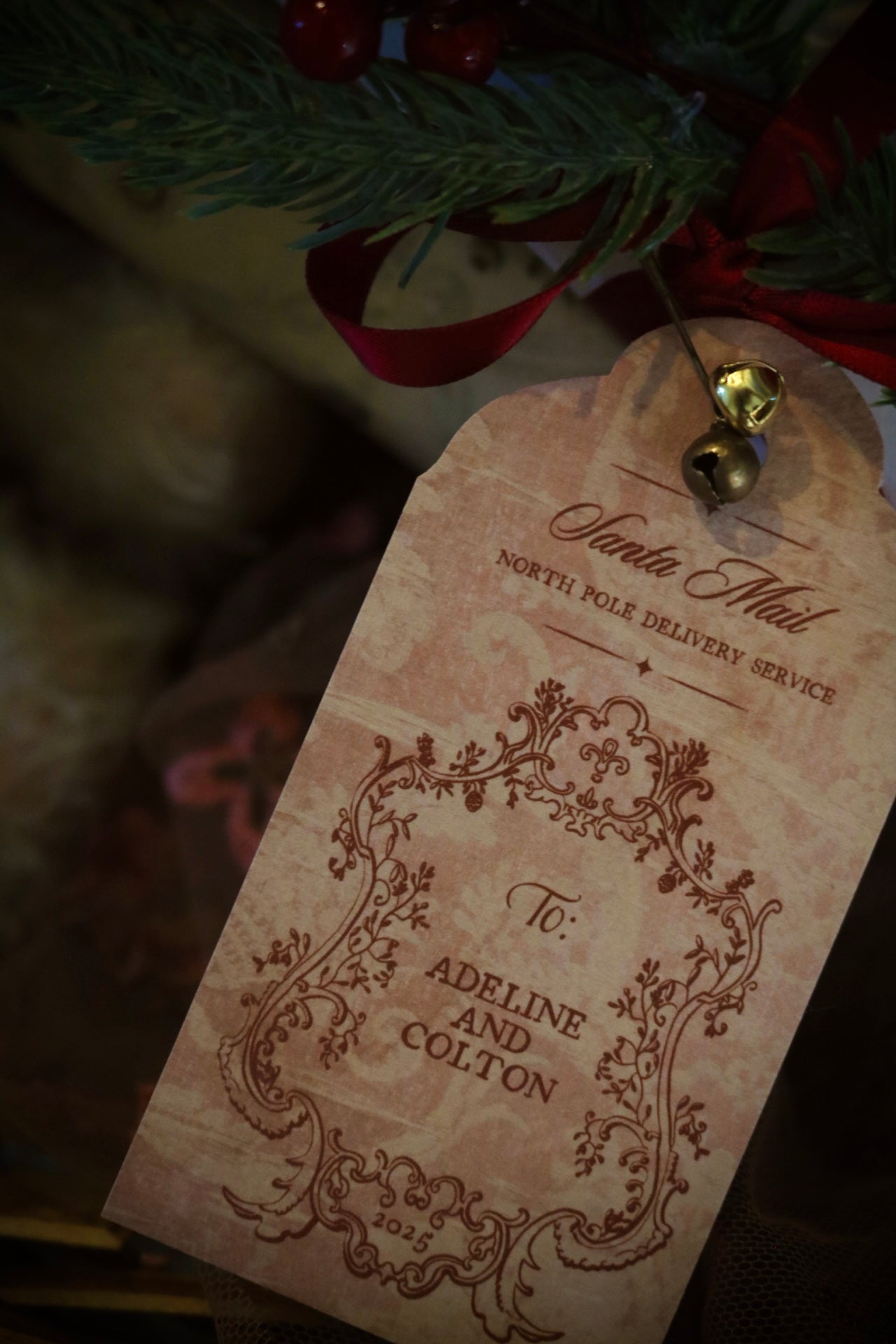 Scroll Style Letter from Santa | Deliver on Christmas Morning