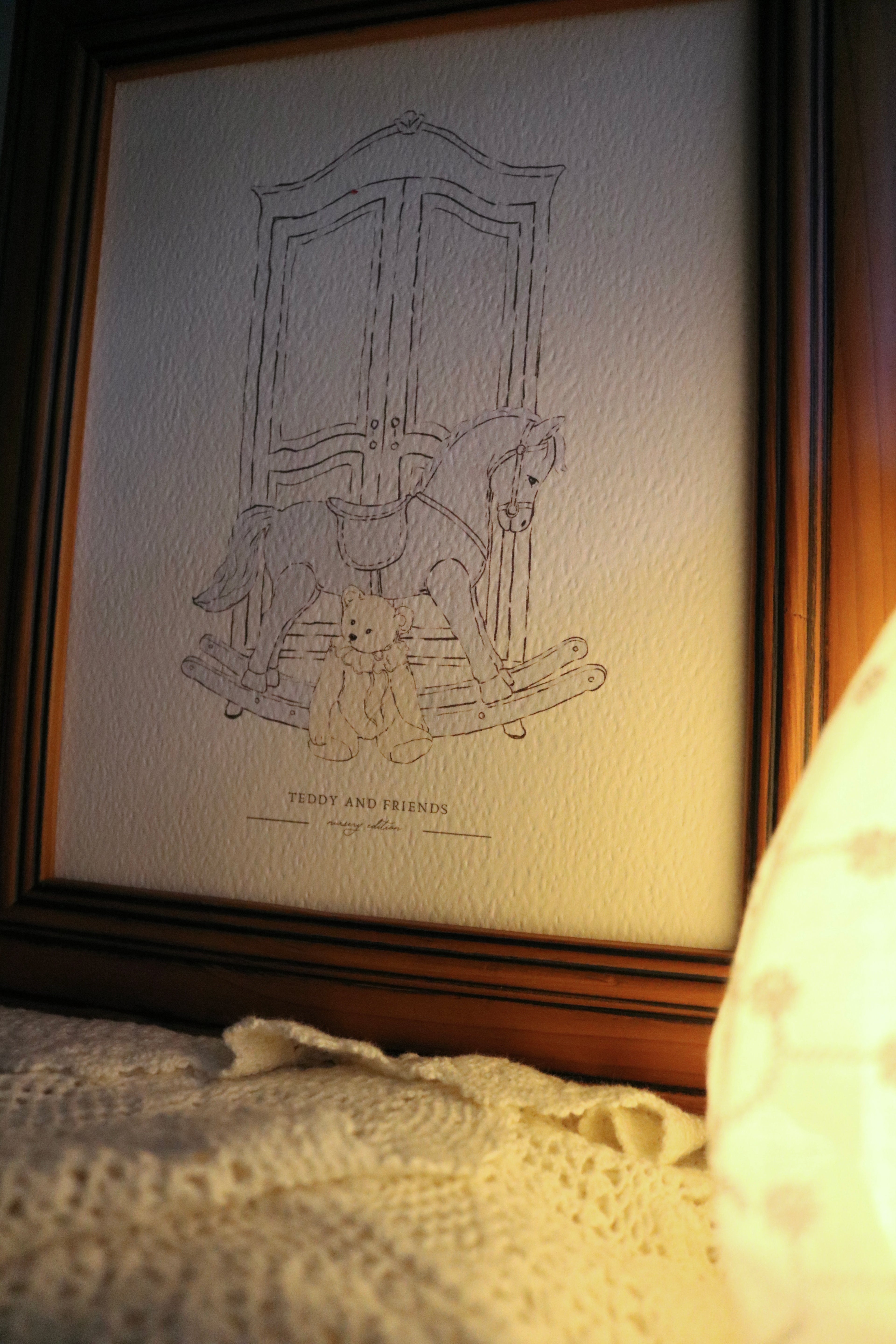 Teddy and Friends | Nursery Edition | Framed