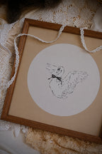 Swan Sketch | Large Frame