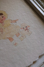 Little Dolly and Her Lamb | Art Print