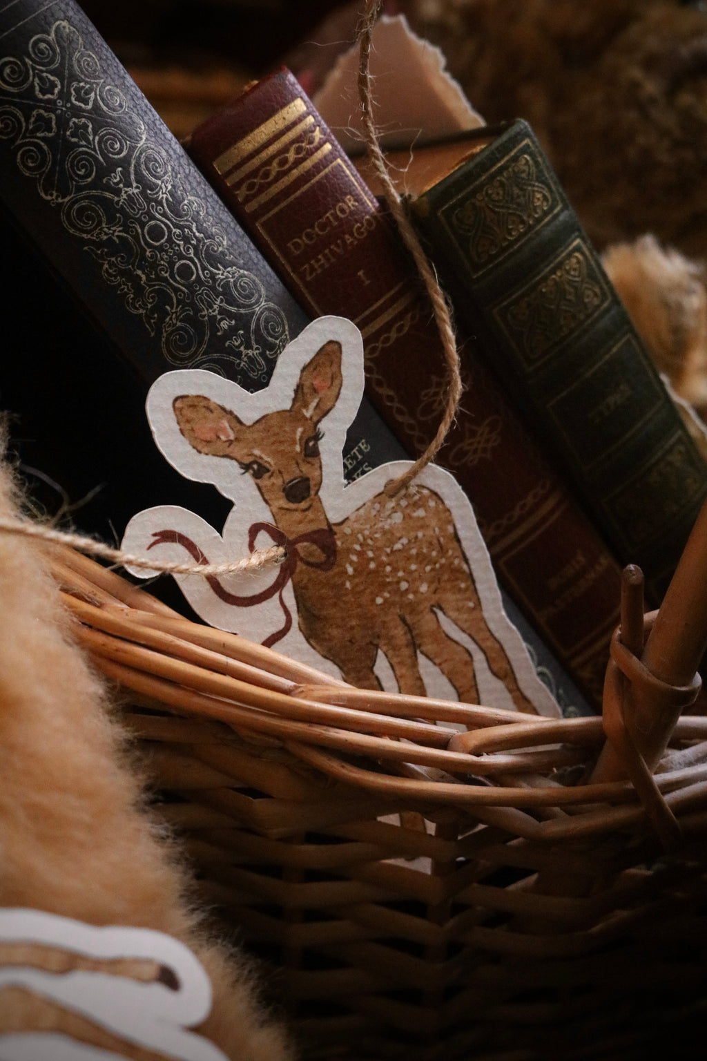 Fawn Christmas Garland