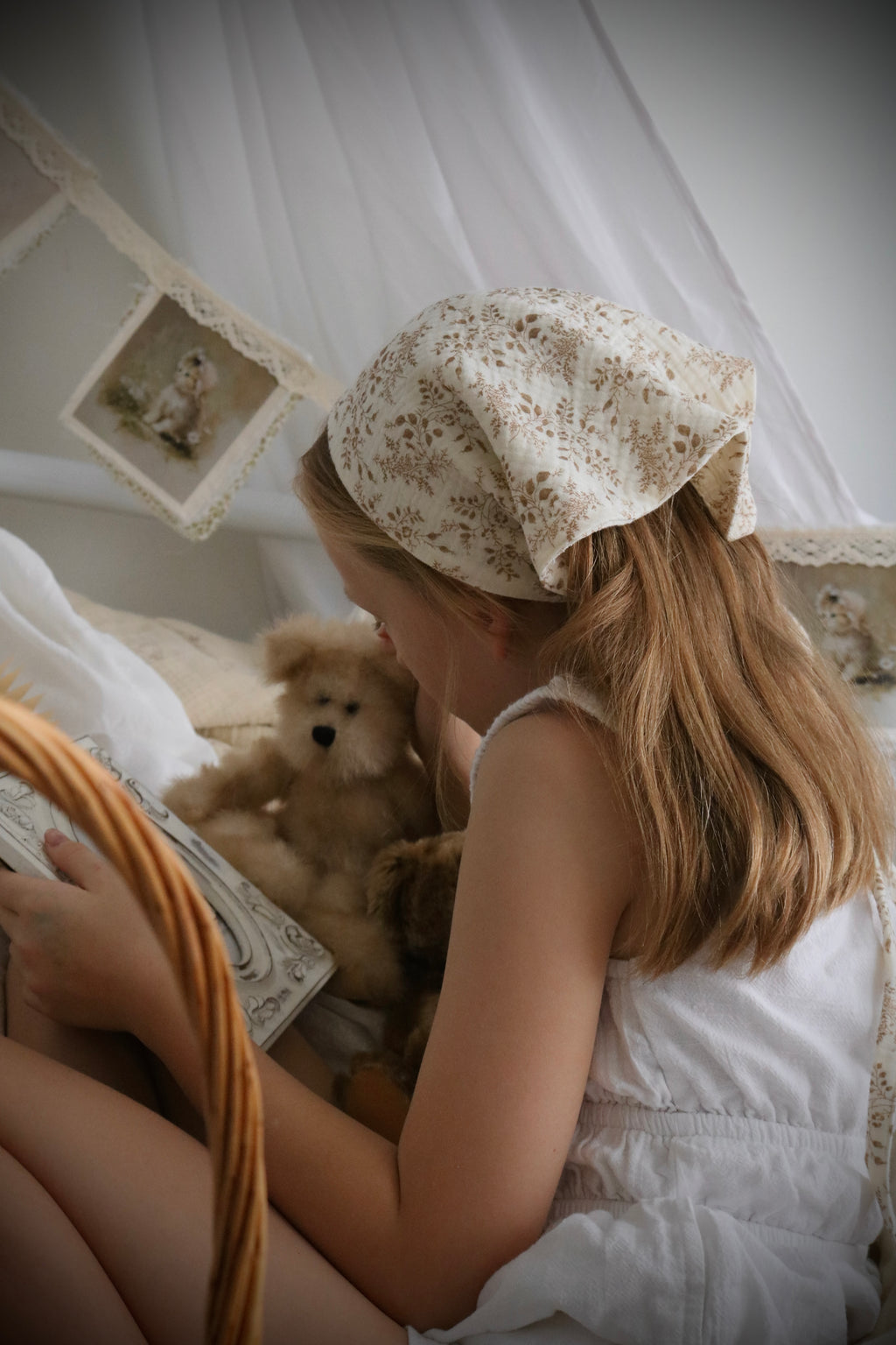 Petite Floral Headscarf