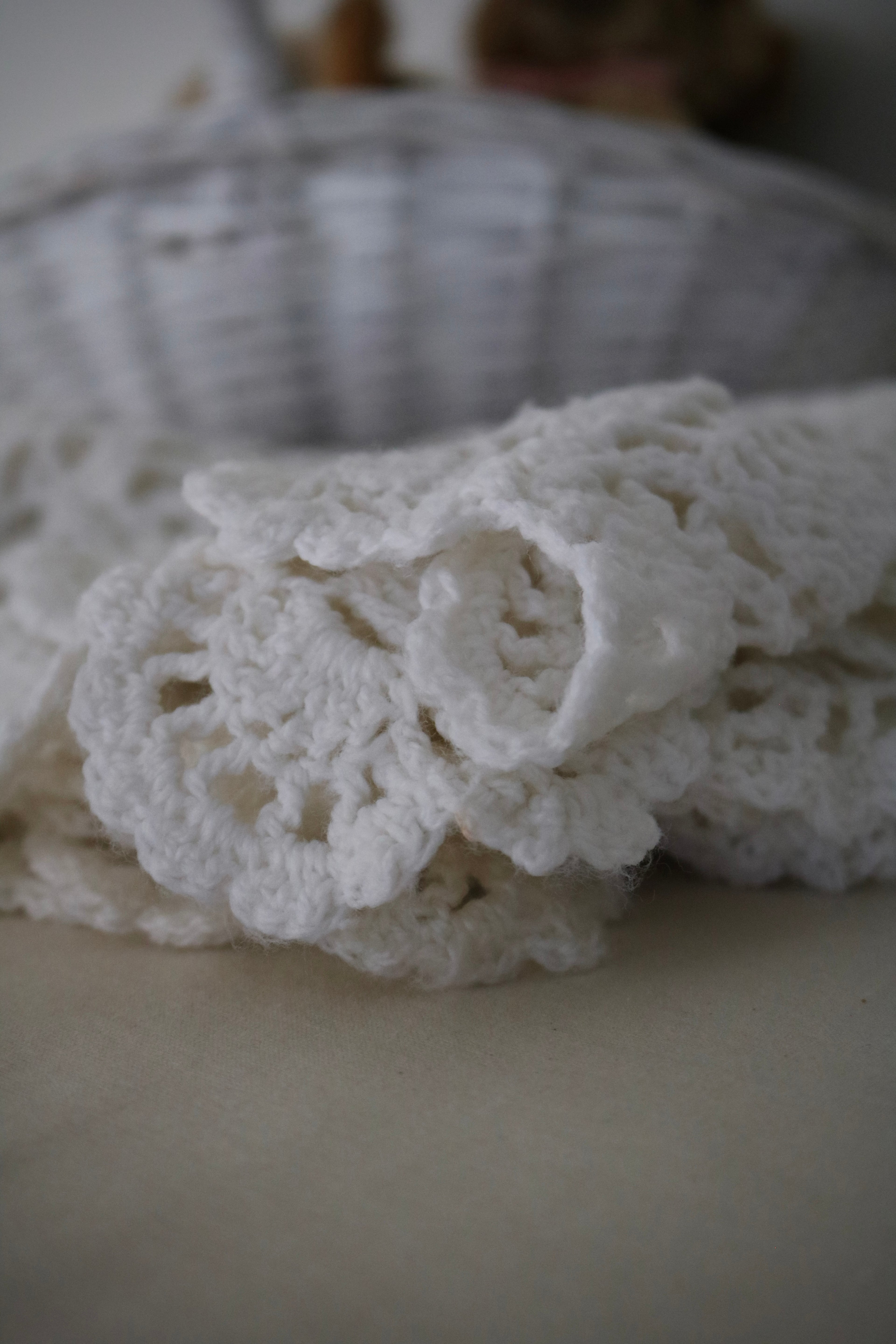 Vintage Decorative Wool Throw