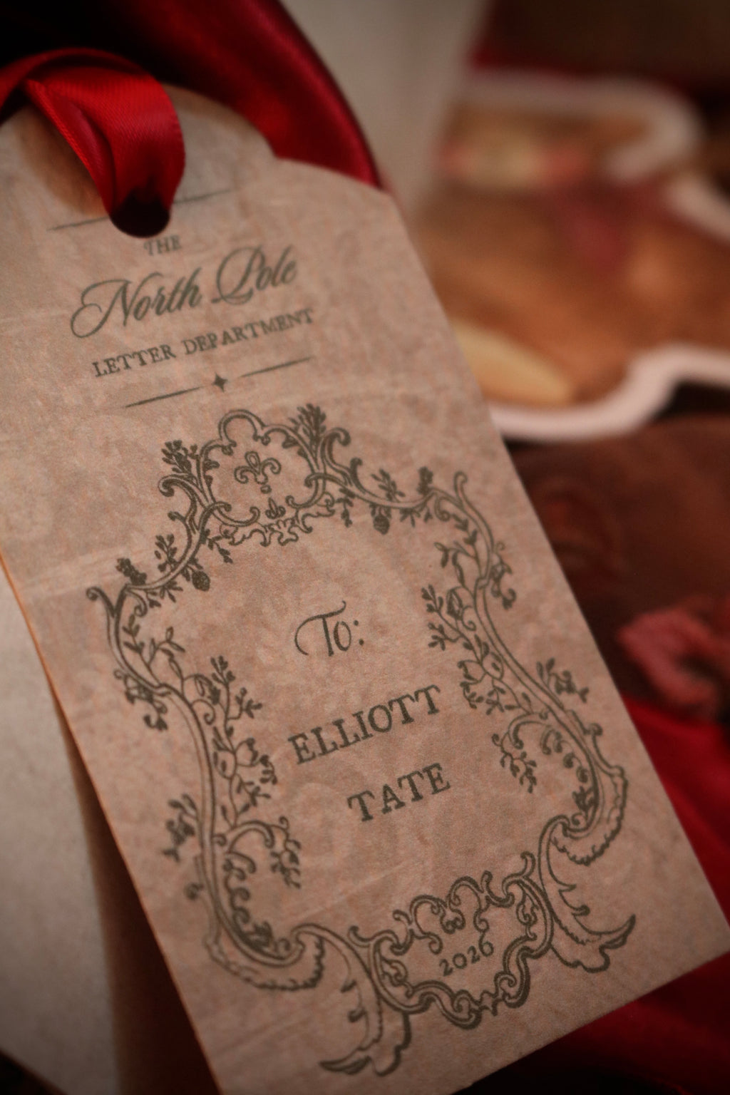 Scroll Style Letter from Santa | Deliver on Christmas Morning