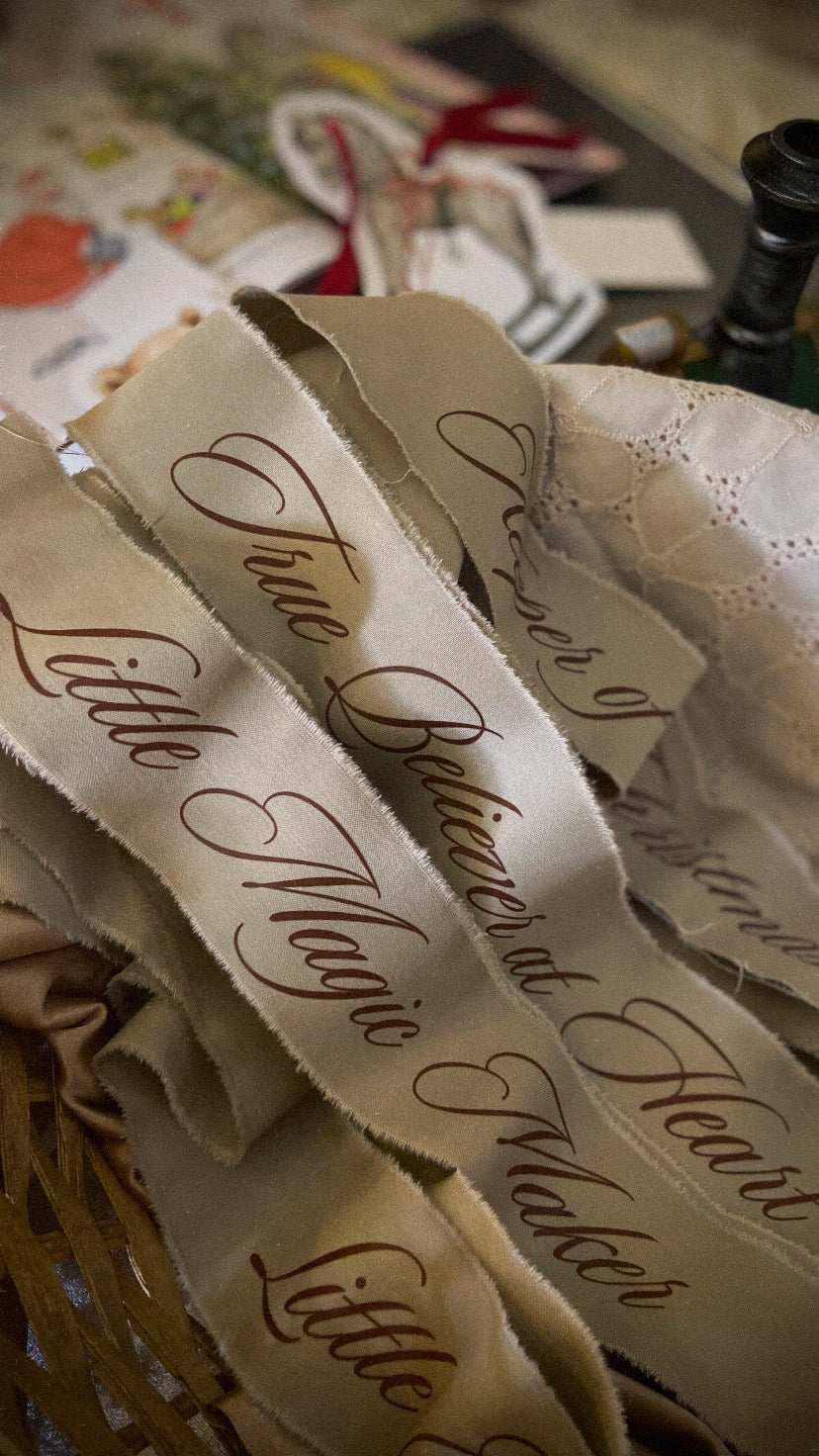 Sateen Keepsake Christmas Ribbon