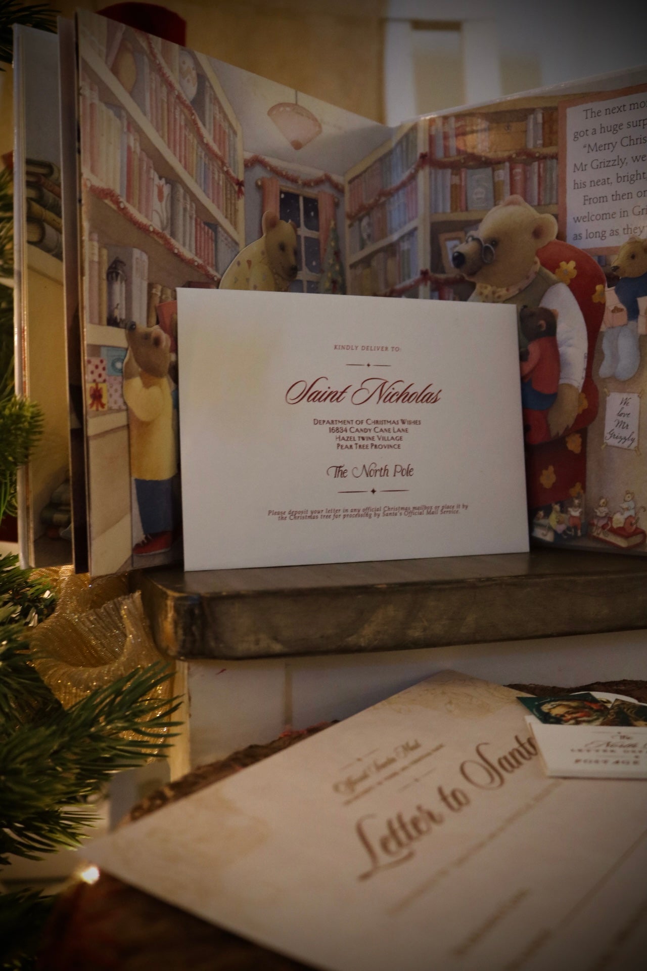 Write a Letter to Santa | Includes Envelope + Vintage Stamps