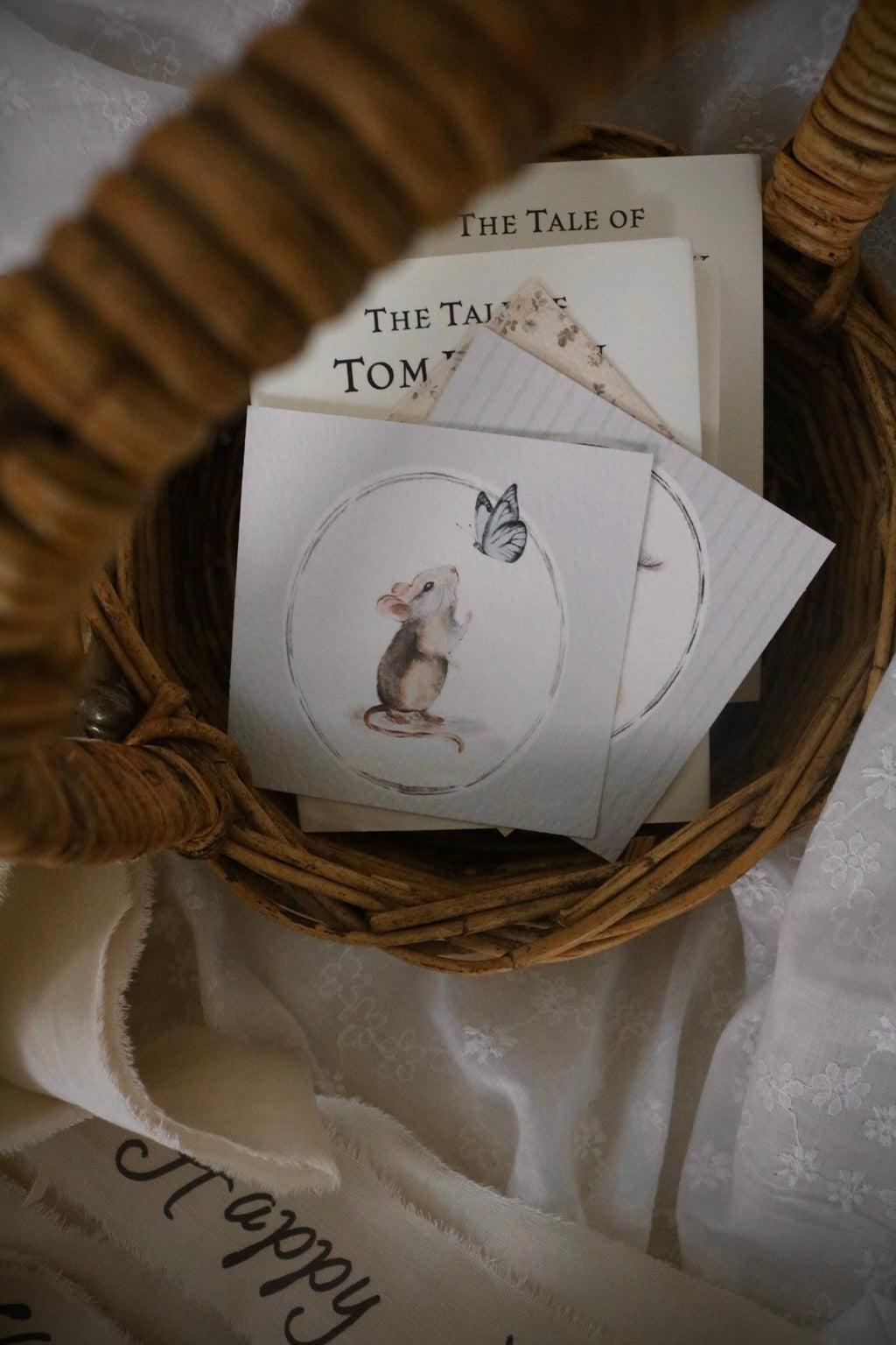 Mouse and Butterfly | Art Print or Greeting Card