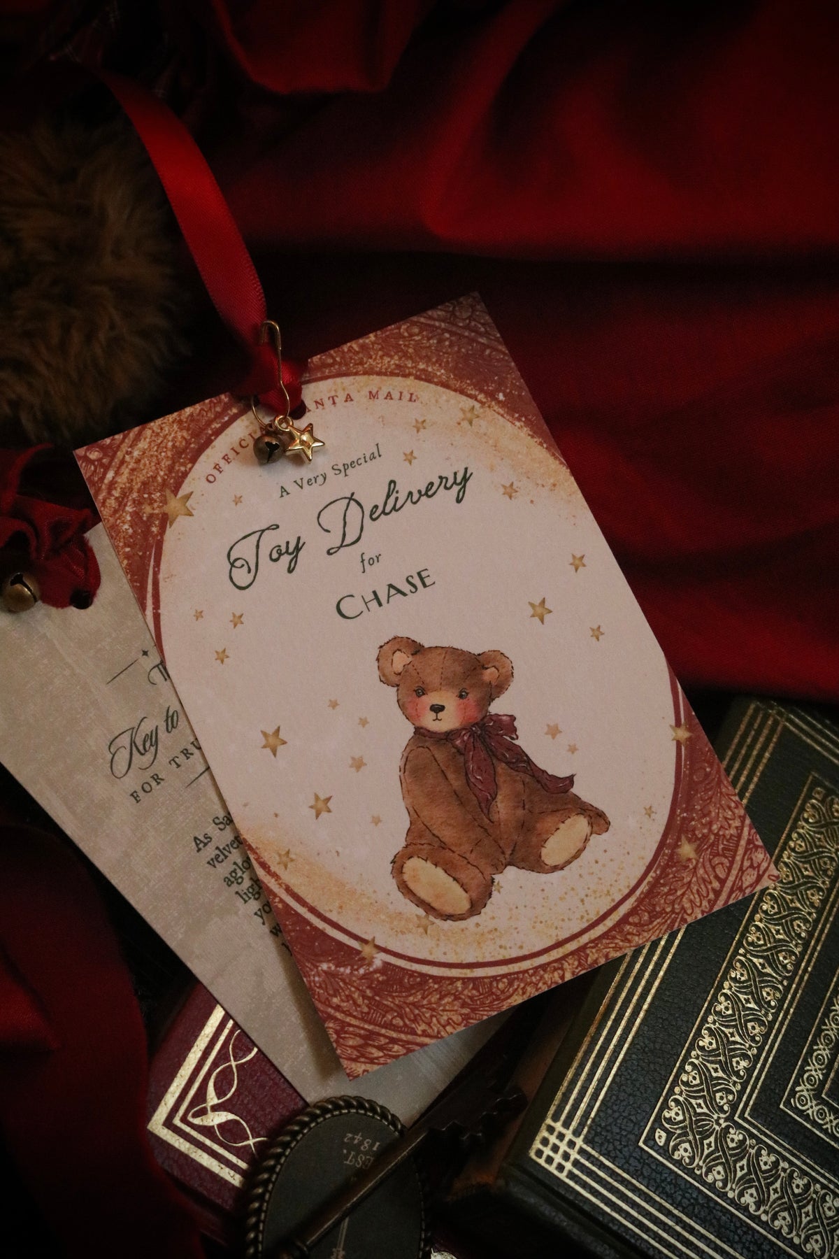Personalised Toy Gift Tag from Santa