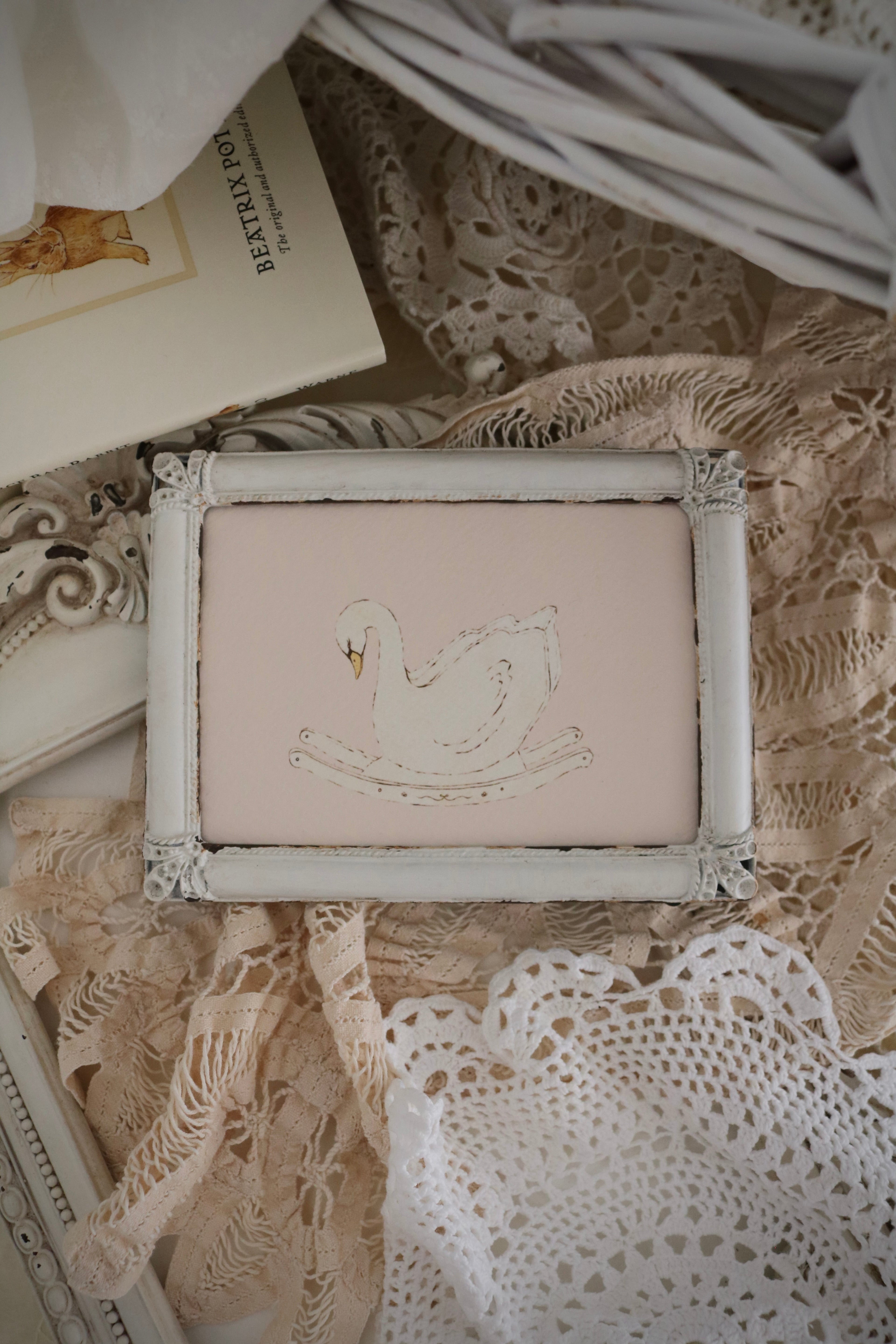 The Rocking Swan | Framed