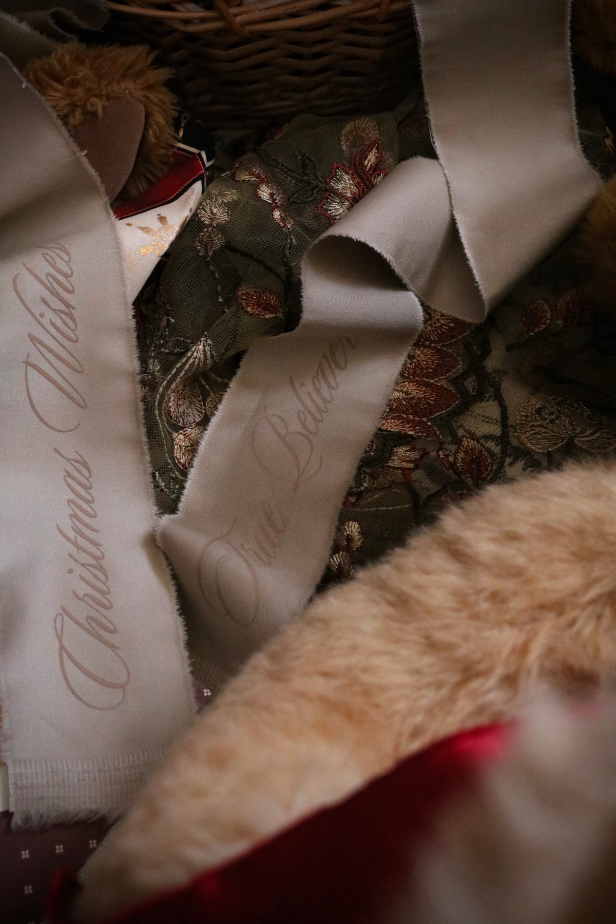 Sateen Keepsake Christmas Ribbon