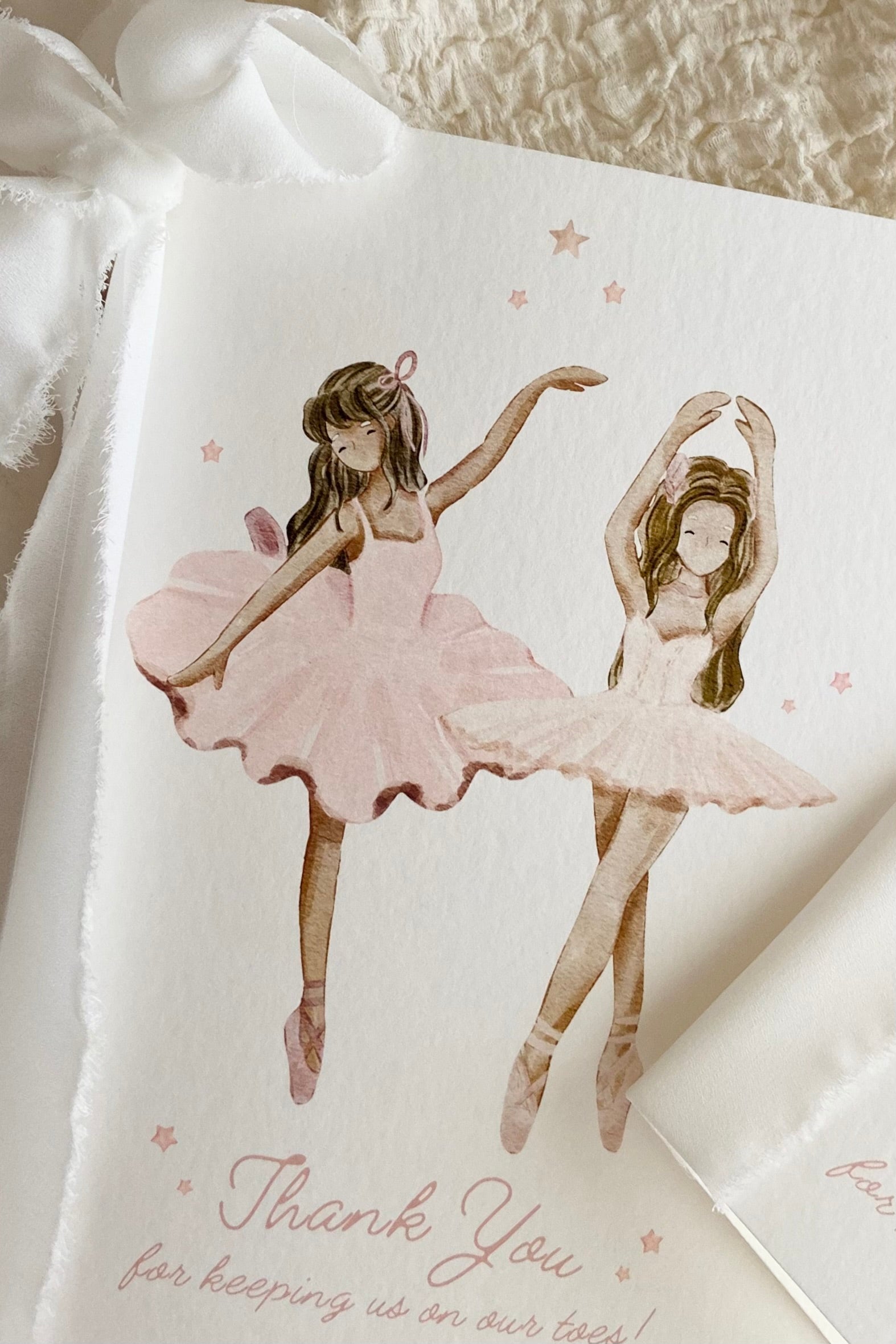 Thank You for Ballet Teacher | Signature Artisan Card | Deluxe Size