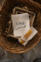 A Year of Firsts - Linen Milestone Set for Baby